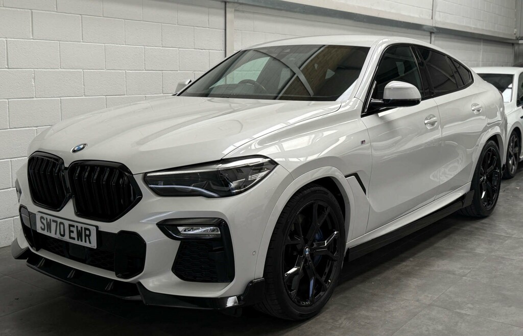 BMW X6 Xdrive 30D M Sport 4Wd White #3