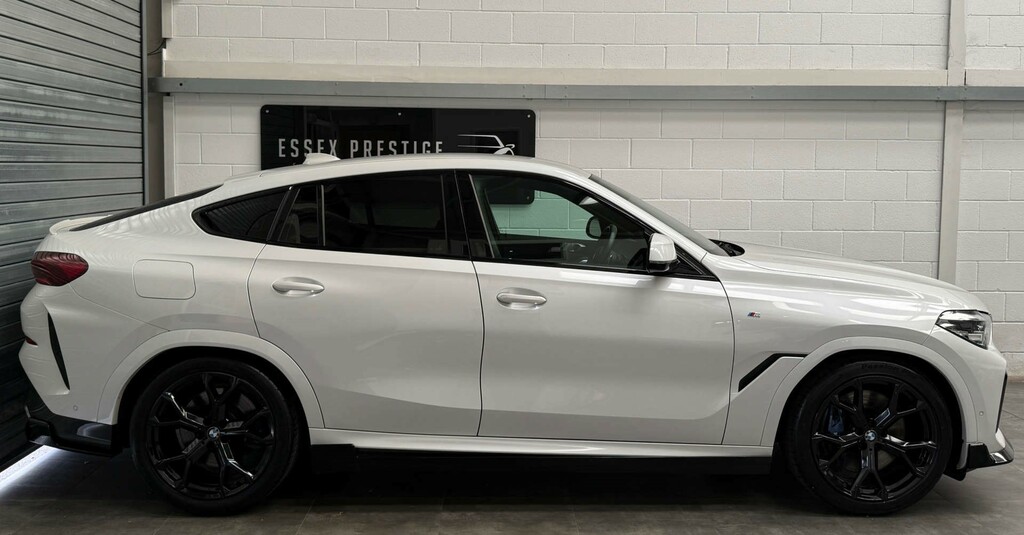 BMW X6 Xdrive 30D M Sport 4Wd White #4