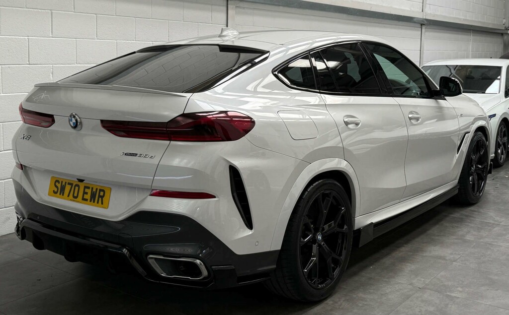 BMW X6 Xdrive 30D M Sport 4Wd White #6