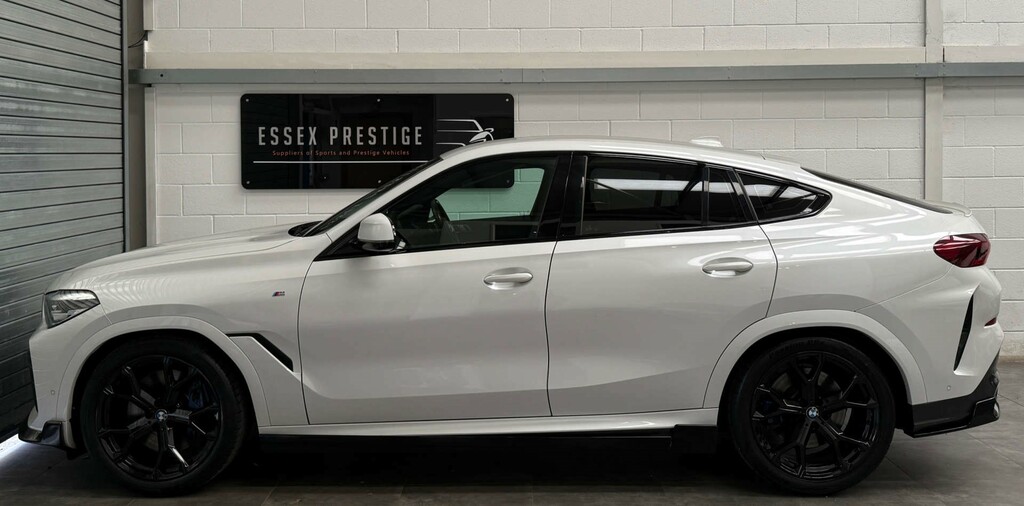 BMW X6 Xdrive 30D M Sport 4Wd White #5