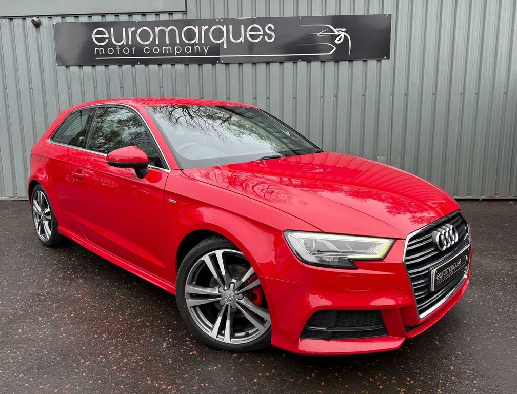 Audi A3 Hatchback 2.0 Tdi S Line Euro 6 Ss 201666 Red