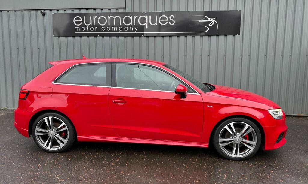 Audi A3 Hatchback 2.0 Tdi S Line Euro 6 Ss 201666 PJ66FYV Red #2