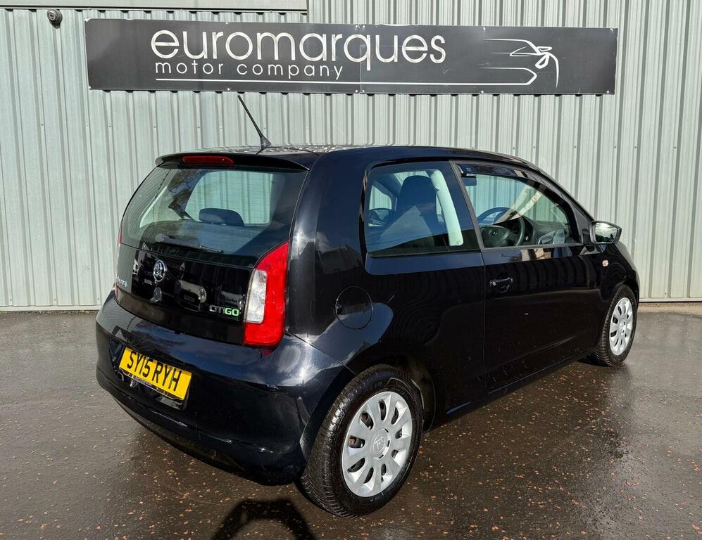 Skoda Citigo Hatchback 1.0 Mpi Greentech Se Euro 5 Ss 2 SY15RYH Black #3