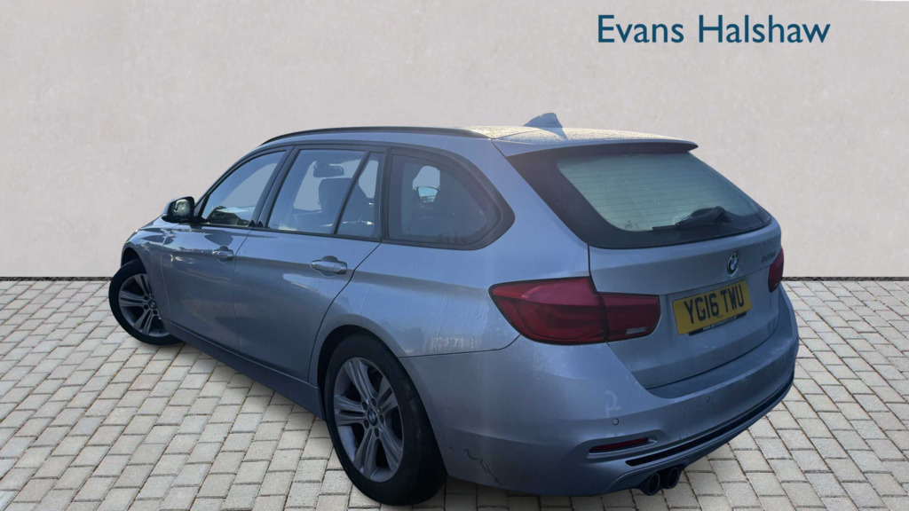 BMW 3 Series 320D Efficientdynamics Sport 2016 YG16TWU Silver #2