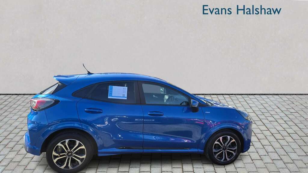 Ford Puma 1.0 Ecoboost Hybrid Mhev St-line 2023 BJ73ZPW Blue #3