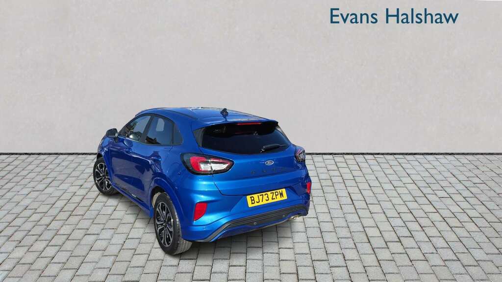 Ford Puma 1.0 Ecoboost Hybrid Mhev St-line 2023 BJ73ZPW Blue #2