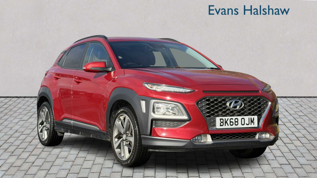 Hyundai Kona 1.0T Gdi Blue Drive Premium 2018 Red