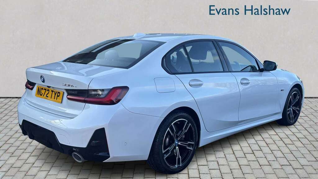 BMW 3 Series 330E M Sport Step 2023 NG72TYP White #5