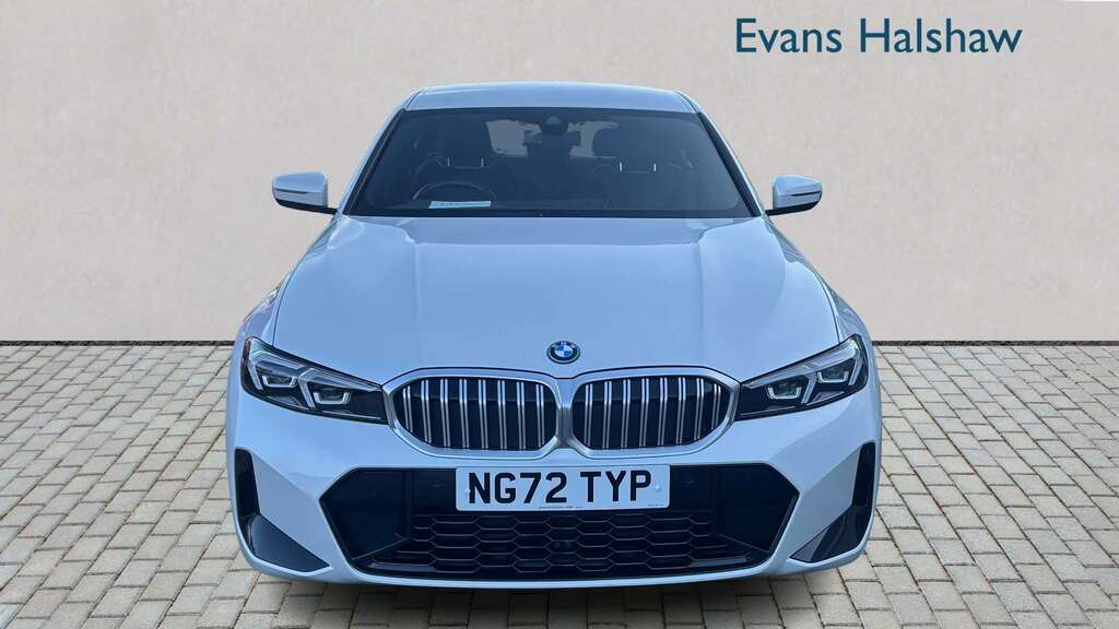 BMW 3 Series 330E M Sport Step 2023 NG72TYP White #2