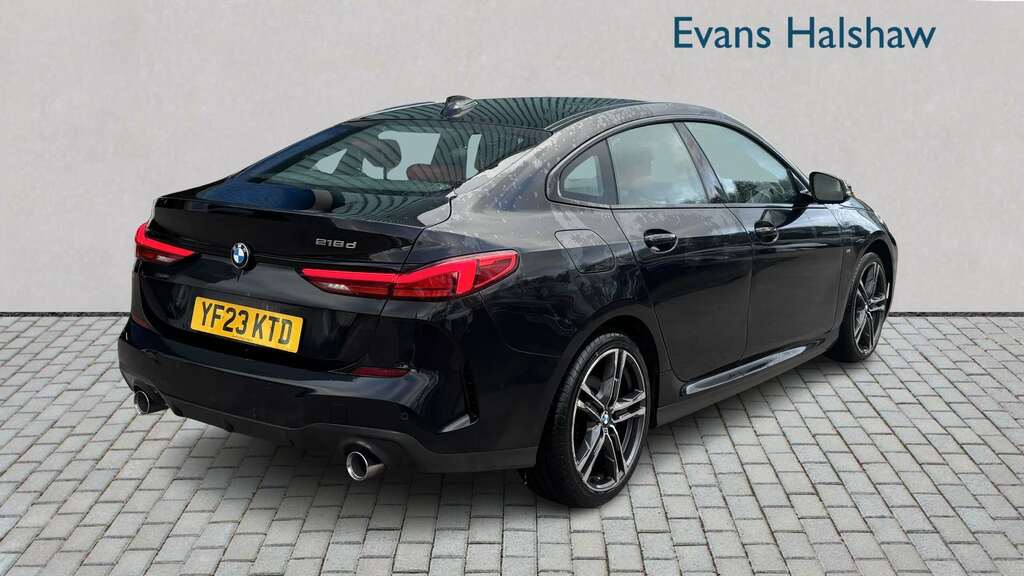 BMW 2 Series 218D M Sport Step 2023 YF23KTD Black #4