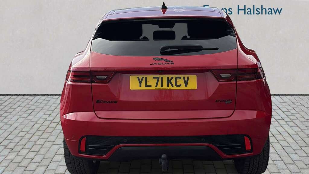 Jaguar E-Pace 2.0 D200 R-dynamic Black 2022 YL71KCV Red #4
