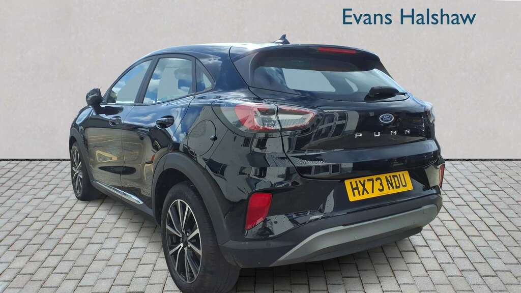 Ford Puma 1.0 Ecoboost Hybrid Mhev Titanium Dct 2023 HX73NDU Black #2