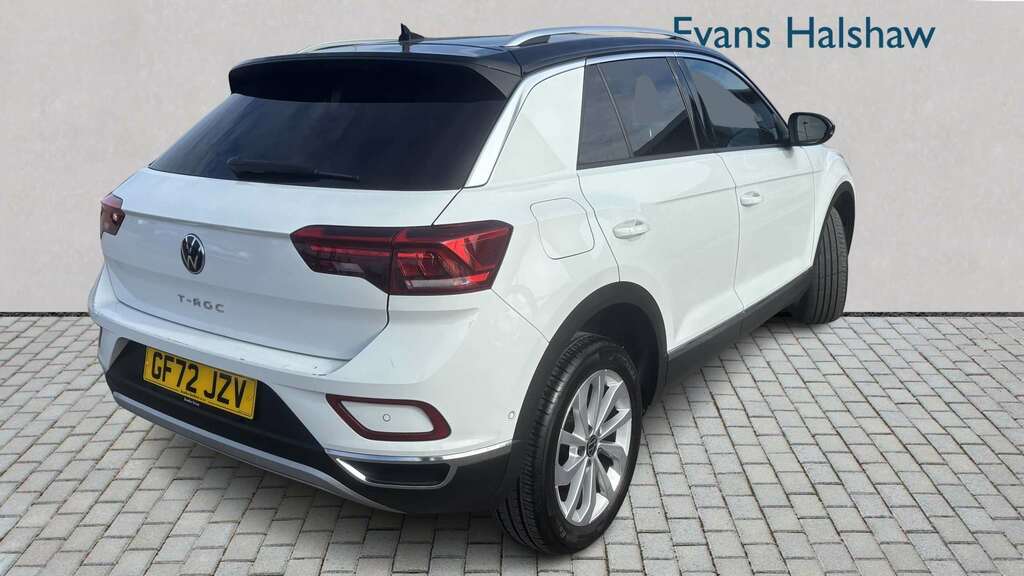 Volkswagen T-Roc 1.5 Tsi Style 2022 GF72JZV White #4