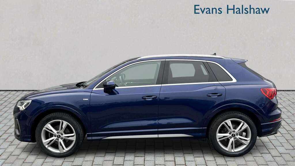 Audi Q3 35 Tfsi S Line S Tronic 2021 MJ71PCO Blue #4