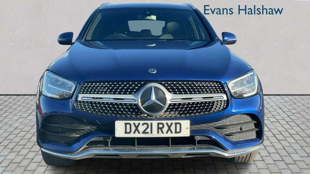 Mercedes-Benz GLC Class 220D 4Matic Amg Line 9G-tronic 2021 DX21RXD Blue #3