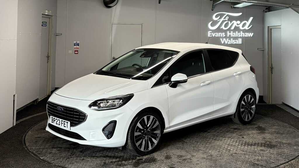Ford Fiesta 1.0 Ecoboost Hbd Mhev 125 Titanium X 2023 BP23FET White #3