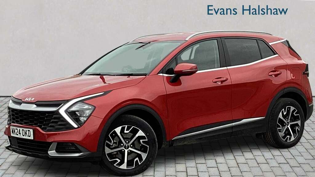 Kia Sportage 1.6T Gdi Hev 3 2024 MK24OKD Red #2