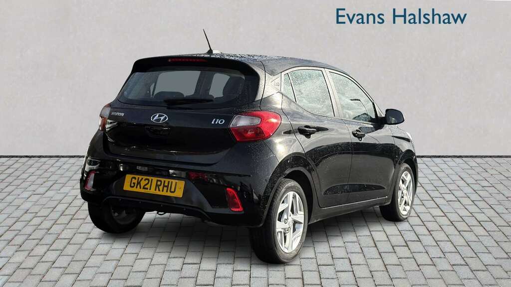 Hyundai I10 1.2 Mpi Se Connect 2021 GK21RHU Black #2