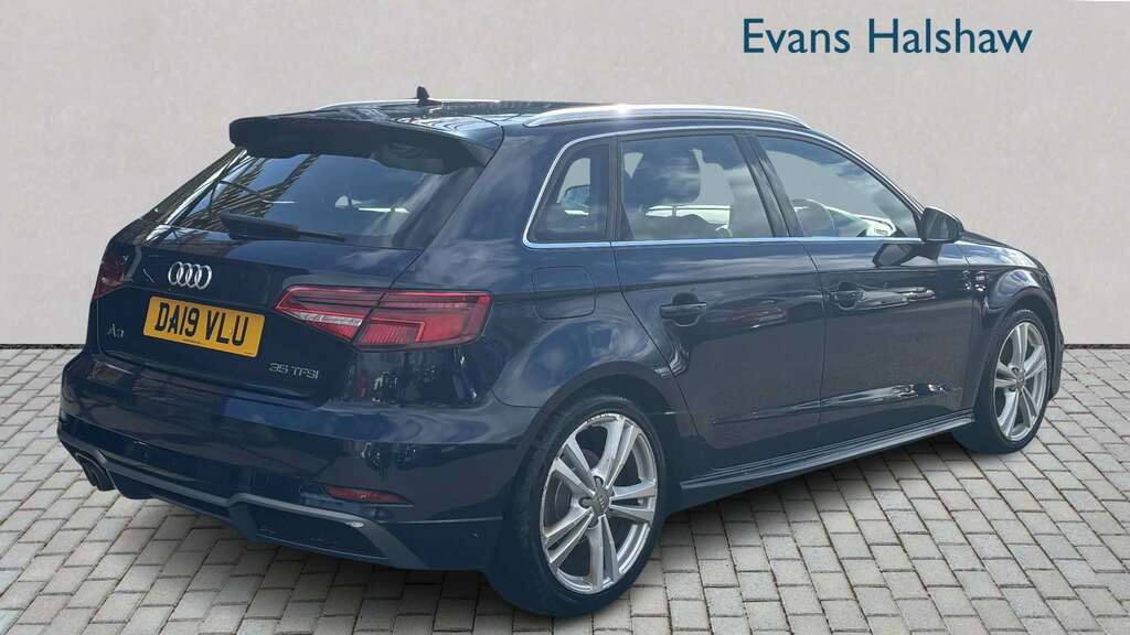 Audi A3 35 Tfsi S Line 2019 DA19VLU Blue #6