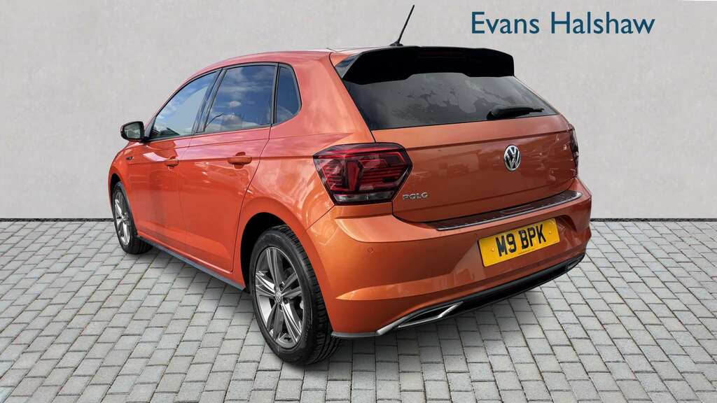 Volkswagen Polo 1.0 Tsi 115 R-line Dsg 2019 M9BPK Orange #6
