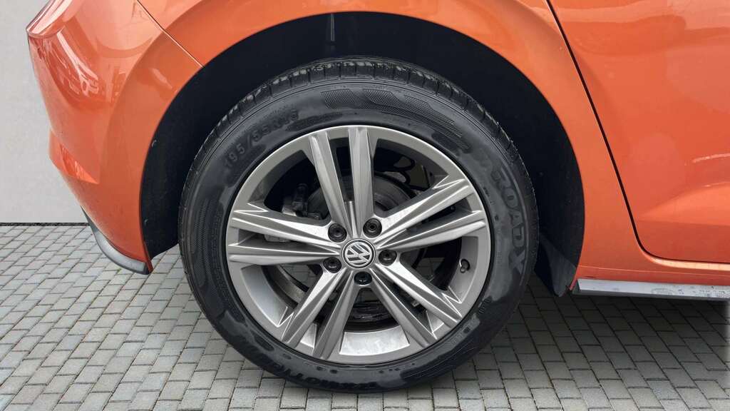 Volkswagen Polo 1.0 Tsi 115 R-line Dsg 2019 M9BPK Orange #3