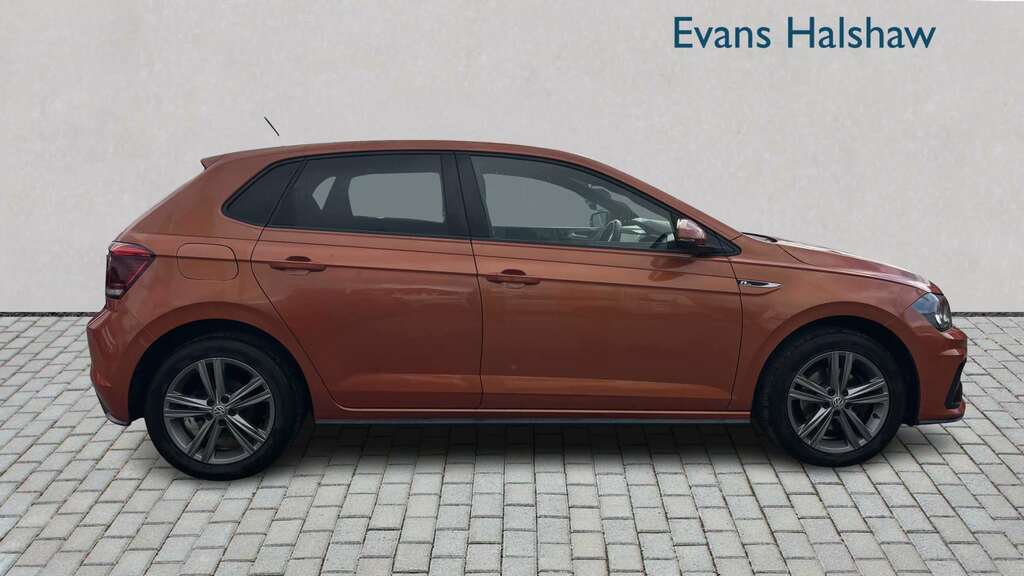 Volkswagen Polo 1.0 Tsi 115 R-line Dsg 2019 M9BPK Orange #2