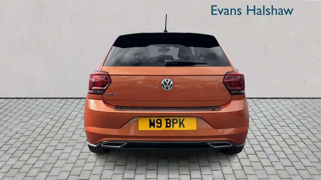 Volkswagen Polo 1.0 Tsi 115 R-line Dsg 2019 M9BPK Orange #5