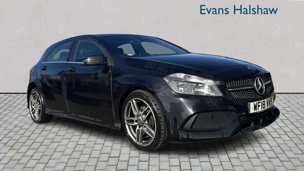 Mercedes-Benz A Class A160 Amg Line 2018 WF18VKP Black
