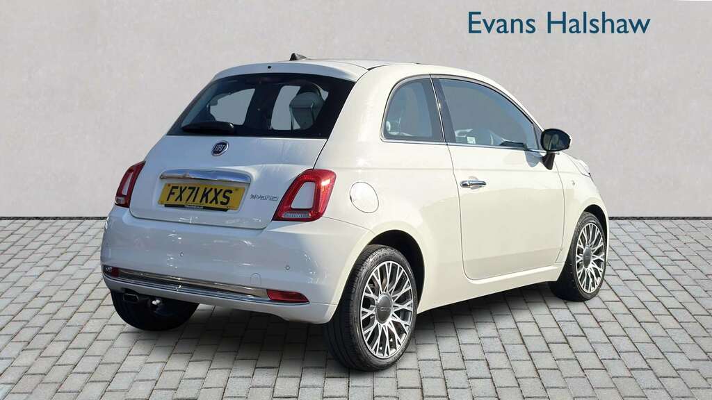 Fiat 500 1.0 Mild Hybrid Star 2021 FX71KXS White #2