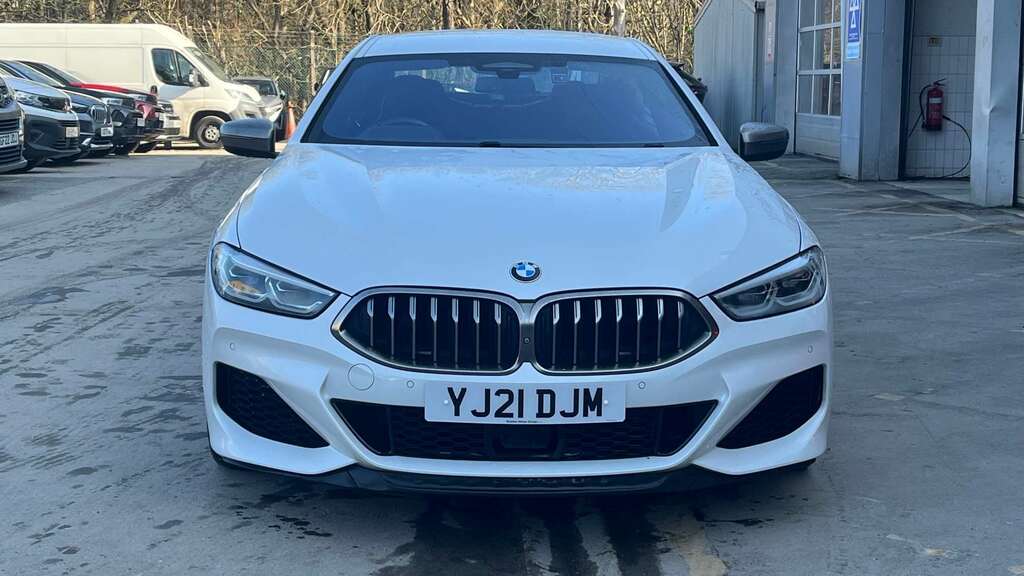 BMW 8 Series M850i Xdrive 2021 YJ21DJM White #3