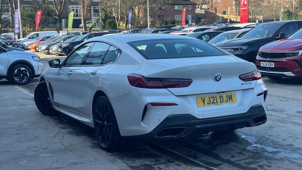 BMW 8 Series M850i Xdrive 2021 YJ21DJM White #2