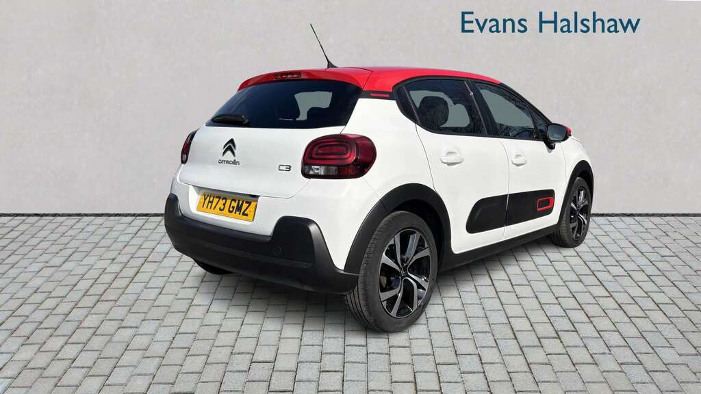 Citroen C3 1.2 Puretech Shine Plus 2023 YH73GMZ White #3