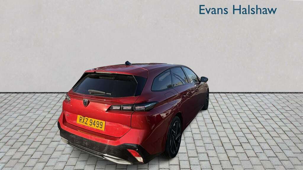 Peugeot 308 1.5 Bluehdi Allure Premium Eat8 2023 RXZ9499 Red #4