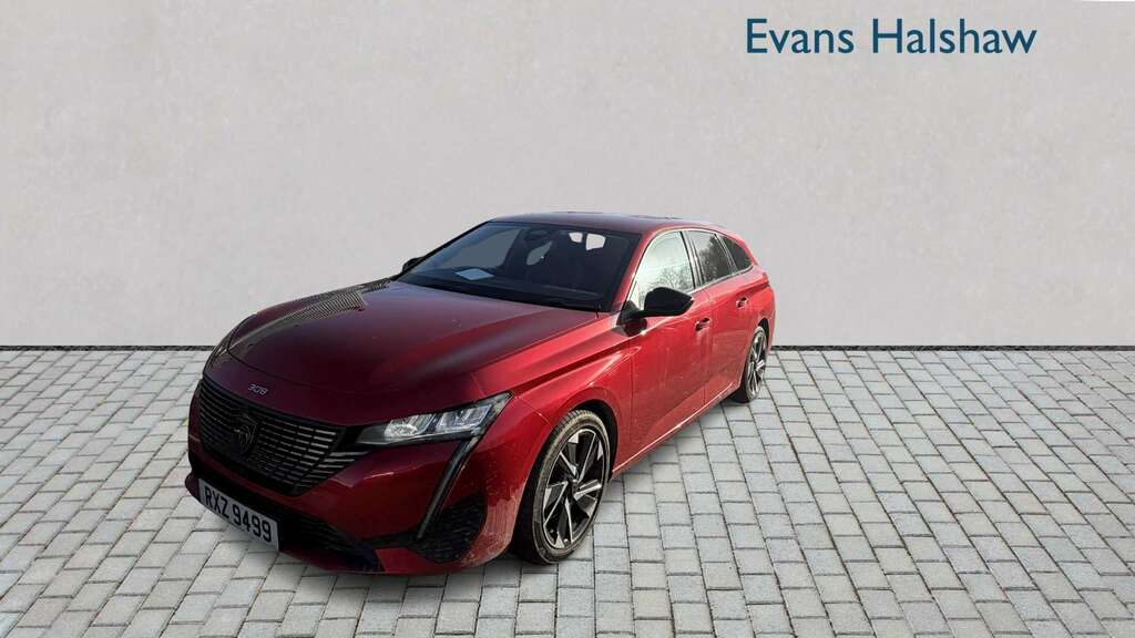 Peugeot 308 1.5 Bluehdi Allure Premium Eat8 2023 RXZ9499 Red #2
