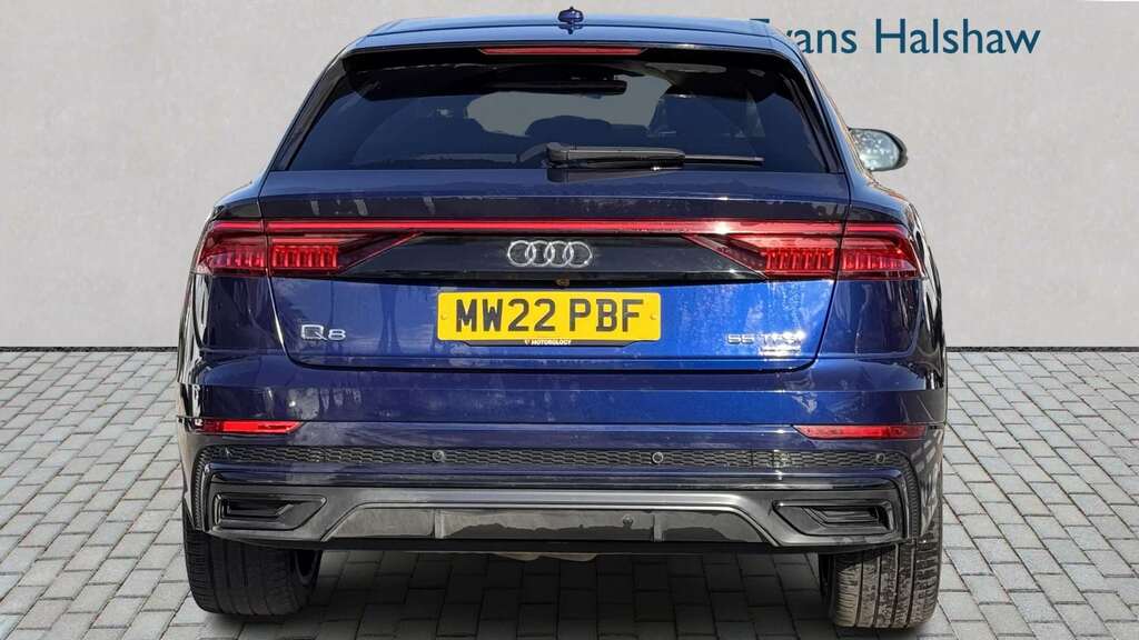 Audi Q8 55 Tfsi Quattro Black Edition Tiptronic 2022 MW22PBF Blue #4