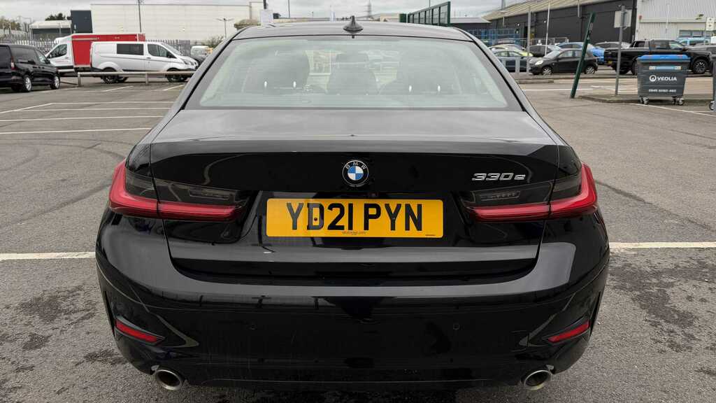 BMW 3 Series 330E Sport Pro Step 2021 YD21PYN Black #4