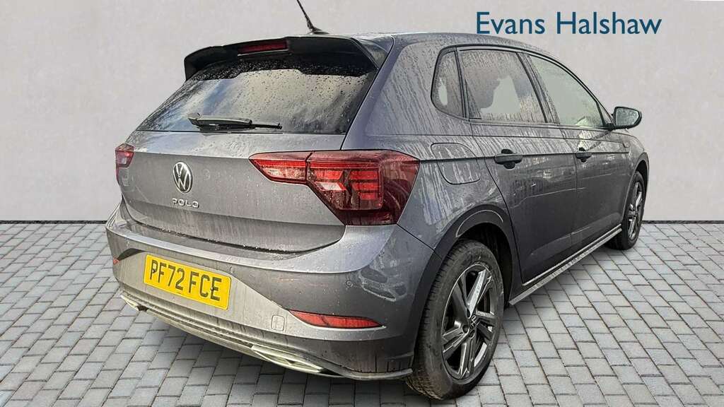 Volkswagen Polo 1.0 Tsi 110 R-line Dsg 2022 PF72FCE Grey #4