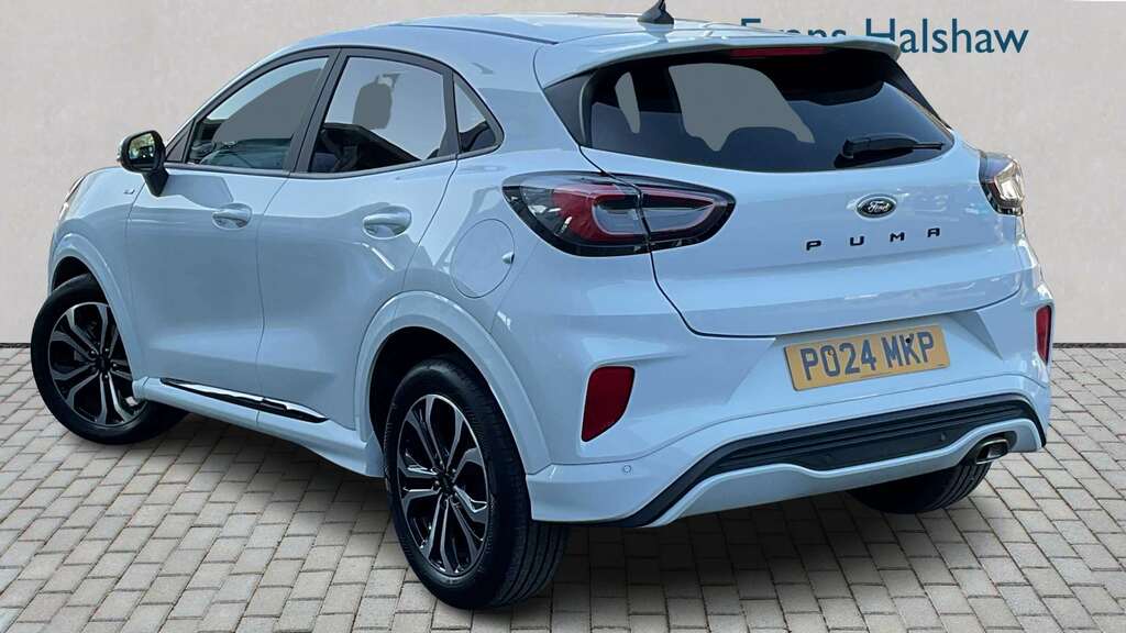 Ford Puma 1.0 Ecoboost Hybrid Mhev St-line Dct 2024 PO24MKP White #2