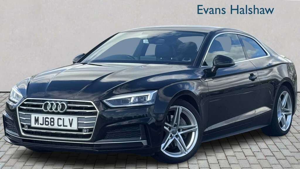 Audi A5 2.0 Tdi S Line 2018 MJ68CLV Black #5
