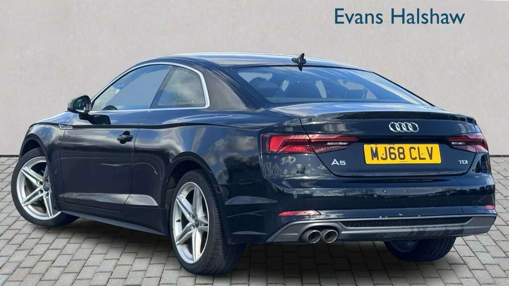 Audi A5 2.0 Tdi S Line 2018 MJ68CLV Black #2
