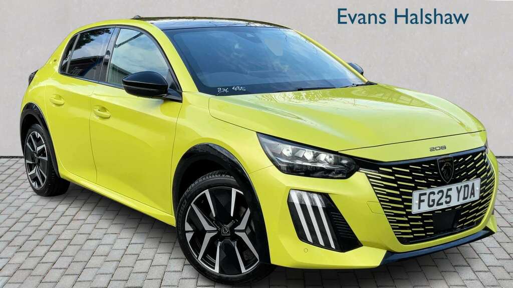 Peugeot 208 1.2 Puretech 100 Gt 2025 Yellow
