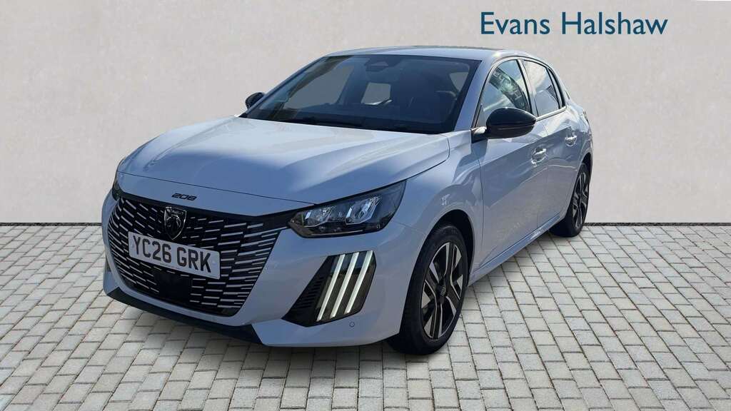 Peugeot 208 1.2 Hybrid 110 Allure E-dsc6 2026 YC26GRK White #3