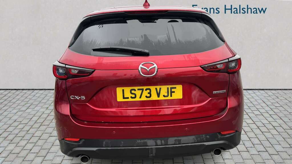 Mazda CX-5 2.0 E-skyactiv G Mhev Exclusive-line 2023 LS73VJF Red #3
