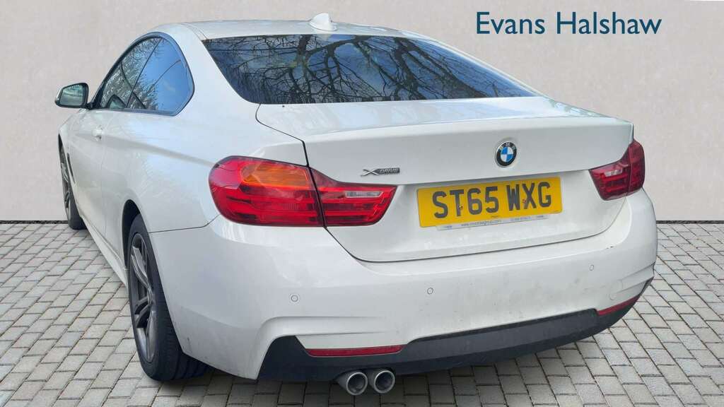 BMW 4 Series 420D 190 Xdrive M Sport Prof Media 20 ST65WXG White #2