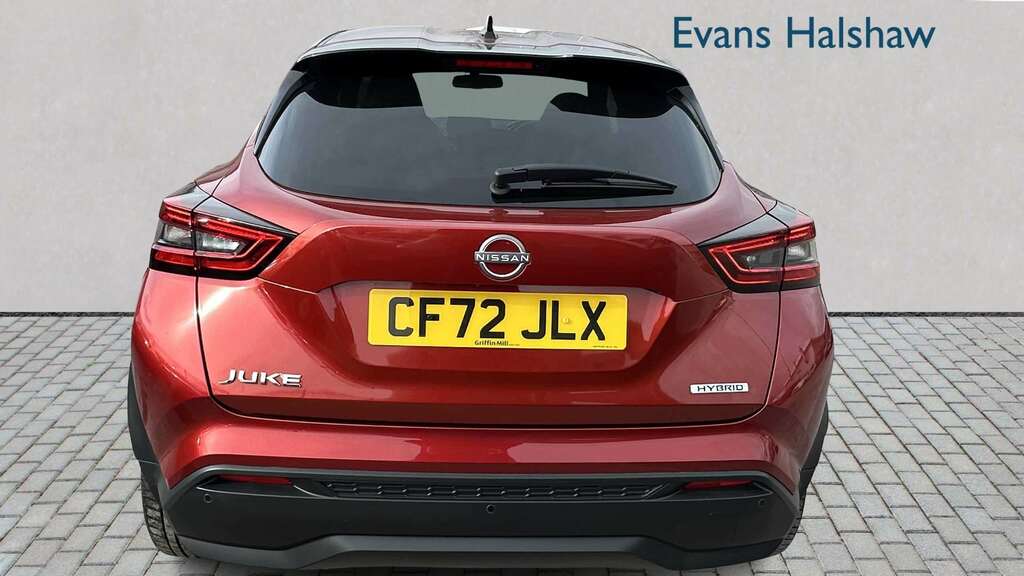 Nissan Juke 1.6 Hybrid N-connecta 2023 CF72JLX Red #6
