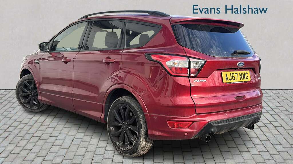 Ford Kuga 1.5 Ecoboost St-line X 2Wd 2017 AJ67NWG Red #2