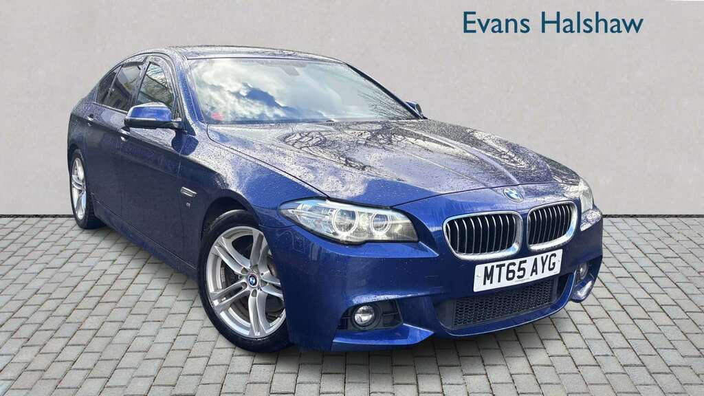 BMW 5 Series 520D 190 M Sport Step 2015 Blue