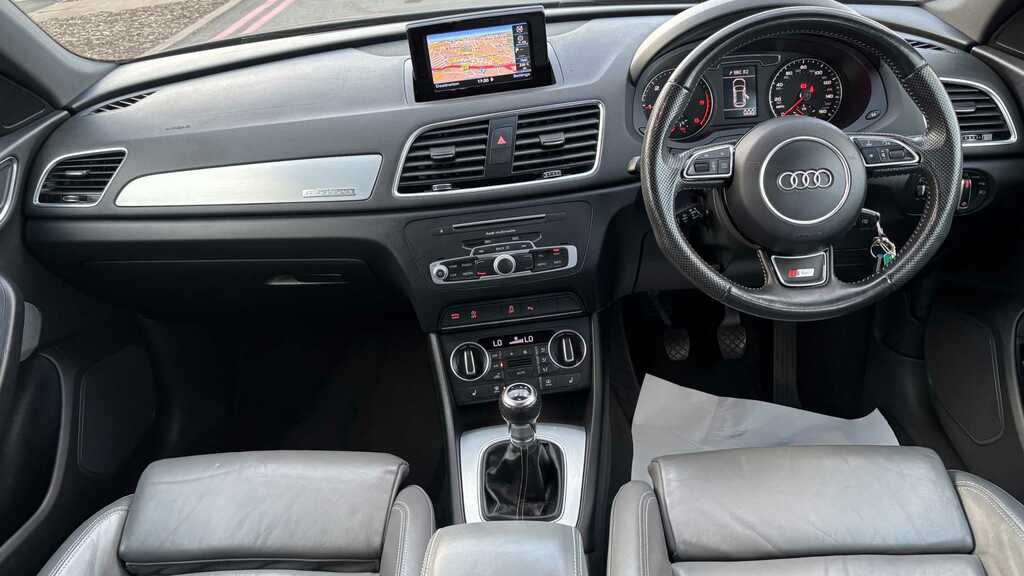 Audi Q3 2.0 Tdi 184 Quattro S Line Plus 2015 WV65KUR Blue #3