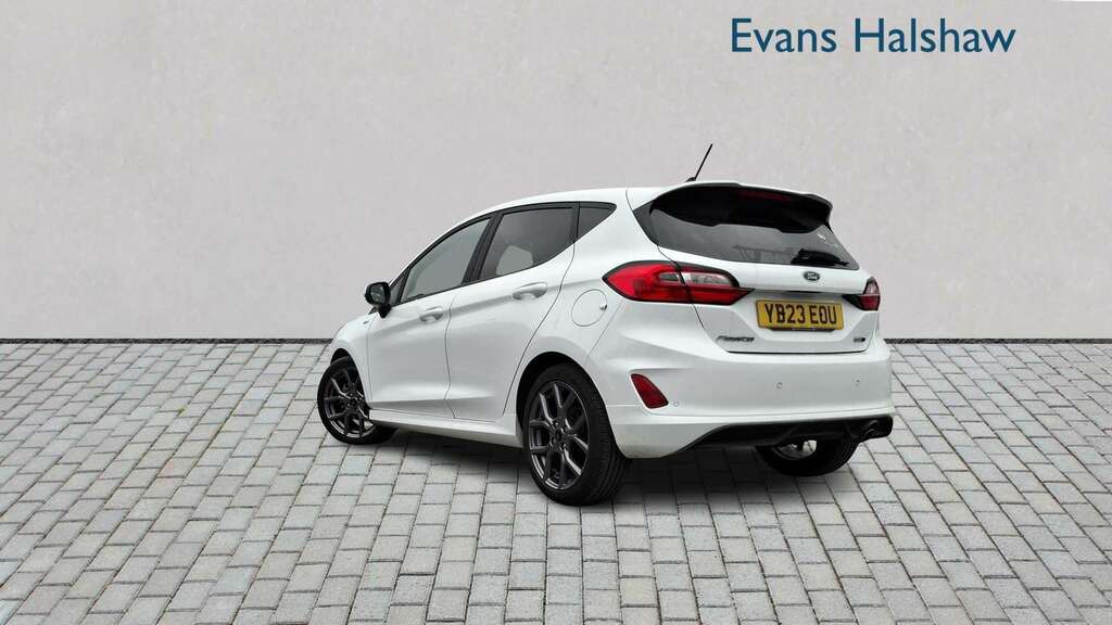 Ford Fiesta 1.0 Ecoboost Hybrid Mhev 125 St-line 2023 YB23EOU White #2