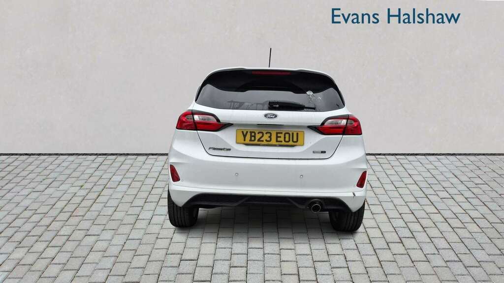 Ford Fiesta 1.0 Ecoboost Hybrid Mhev 125 St-line 2023 YB23EOU White #4